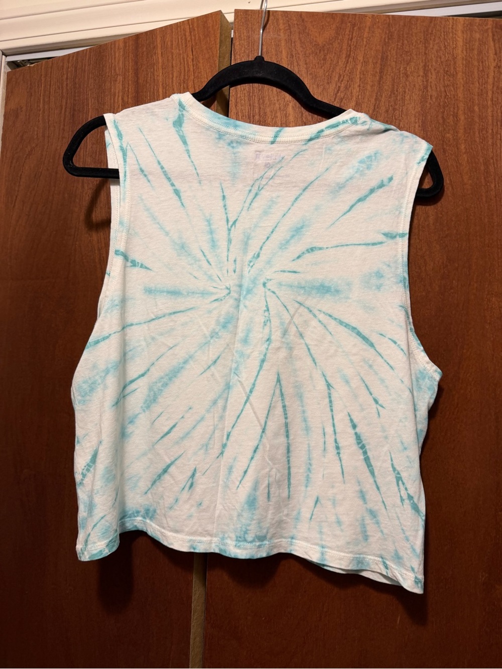 Hurley White & Teal Tie-Dye Muscle Tank - Picture 4 of 6